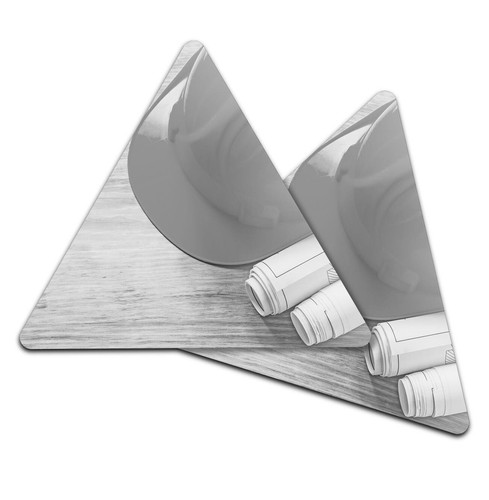 Triangle coaster bw - triangle,