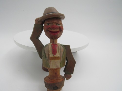 Vintage wooden cork topper - vintage,