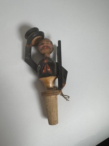 Antique drawstring man with - man,