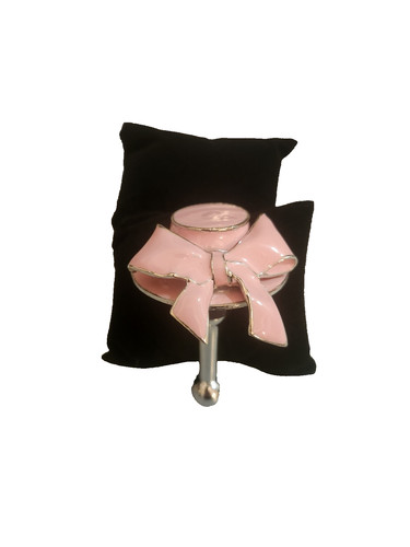 Bottle stopper pink hat and - bottle,
