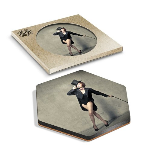 Hexagon coaster dancing - hexagon,