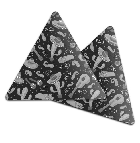 Triangle coaster bw - coaster,