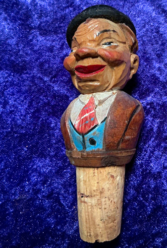 Hand carved vintage wood - hand, &