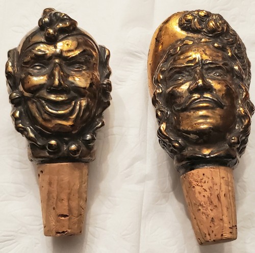 Vintage bottle stopper cork - stopper,