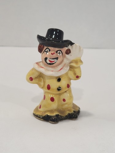Vintage clown salt pepper - clown, or