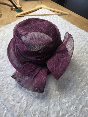 Pre 2000s plum colour straw - plum,
