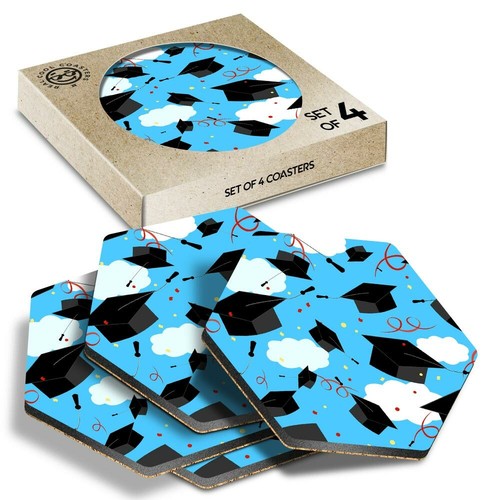 Hexagon coasters - coasters,